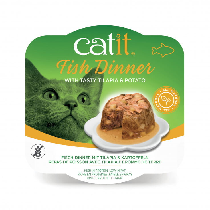 CATIT FISH DINNER, TILAPIA & POTATO 80 G