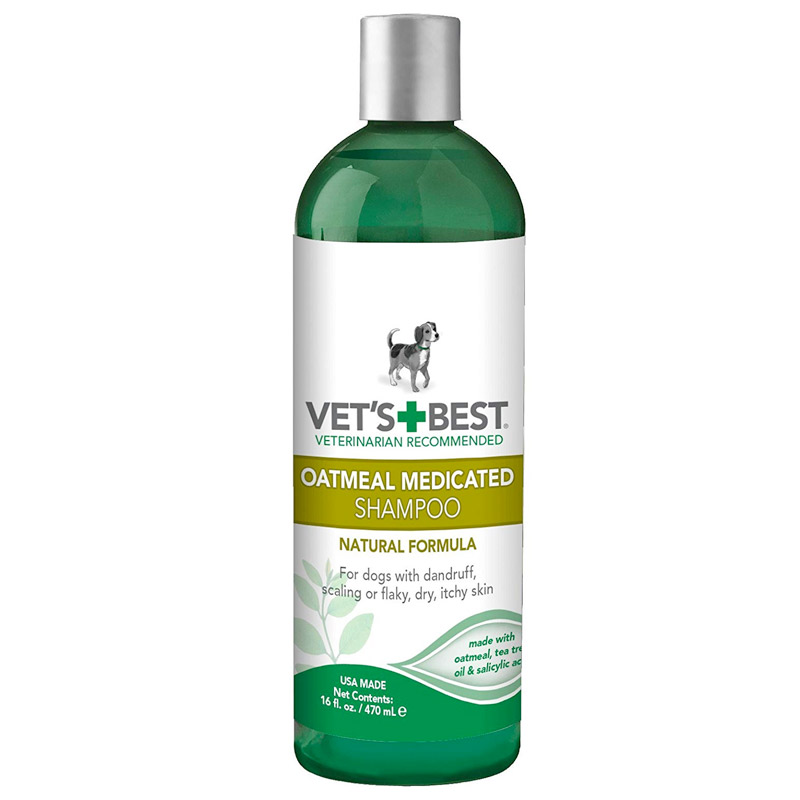 Vet’s Best Oatmeal Medicated Dog Shampoo (16-oz)