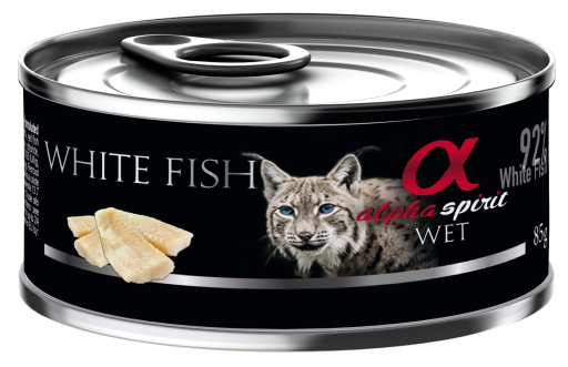 Alpha Spirit Wet Food WHITE FISH For Cats 85G