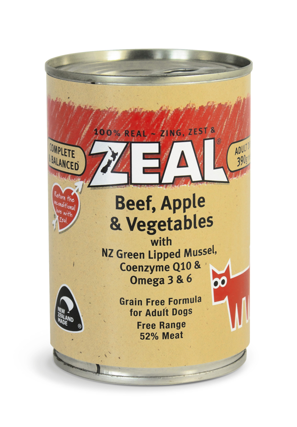 Zeal - Beef, Apple & Vegetables 390G(Wet Food)