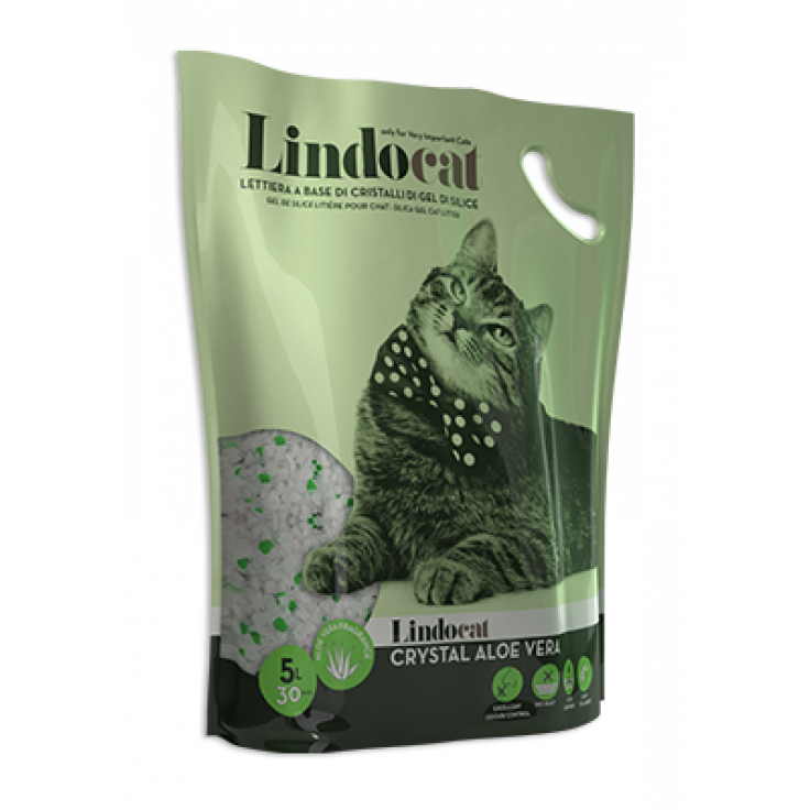 LindoCat Crystal Aloe Vera Scent (Silicagel) Cat Litter - 5L
