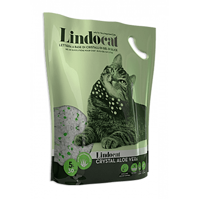 LindoCat Crystal Aloe Vera Scent (Silicagel) Cat Litter - 5L