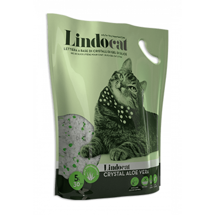 LindoCat Crystal Aloe Vera Scent (Silicagel) Cat Litter - 5L