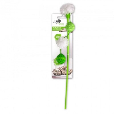 ALL FOR PAWS FLUFFY WAND - GREEN