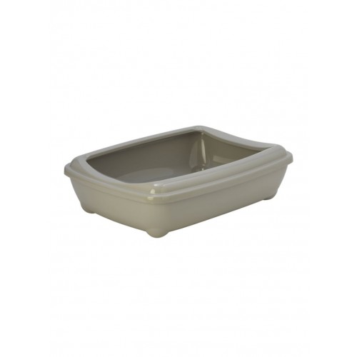 MODERNA ARIST-O- TRAY+BORDER GREY (C192) CAT LITTER TRAY