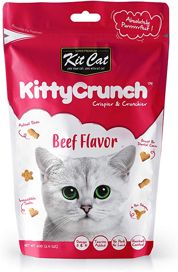 Kit Cat Kitty Crunch Beef Flavor (60g)Cat Treat