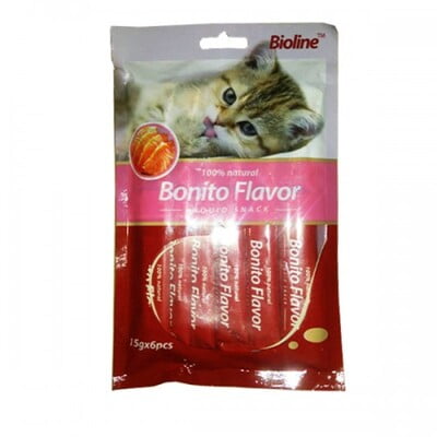 BIOLINE CAT TREATS – BONITO 15G