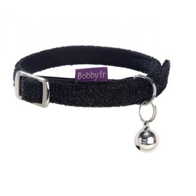 BOBBY DISCO CAT COLLAR - BLACK / XS