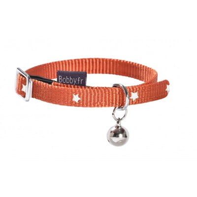 BOBBY MIDNIGHT CAT COLLAR - ORANGE