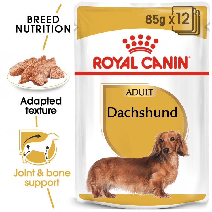 Royal Canin Wet Food BHN Dachshund Adult 12x85G(pouches)