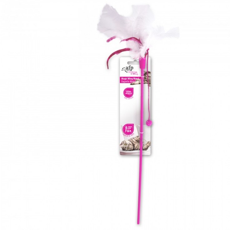 ALL FOR PAWS MAGIC WING WAND - PINK (CAT TOY)