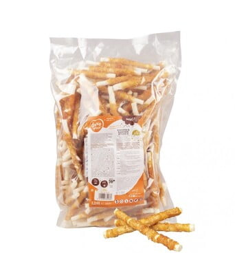 Duvo+ Meat Chicken & Rawhide Sticks Small 400g