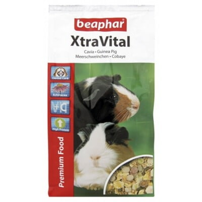 BEAPHAR XTRAVITAL GUINEA PIG FEED 2.5KG