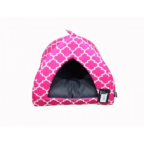 EMPETS HOUSE WITH CUSHION 43X43X35h (I02M) pink