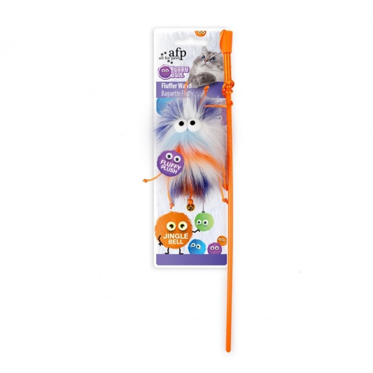 ALL FOR PAWS FLUFFER WAND - ORANGE