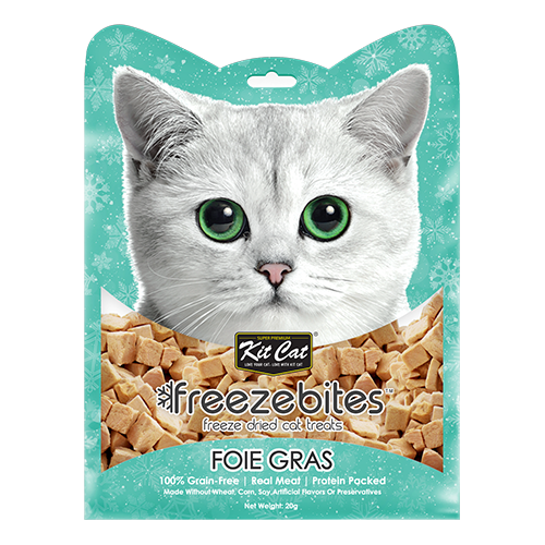 Kit Cat Freezebites Dried Foie Gras (Duck Liver) 20g Cat Treat