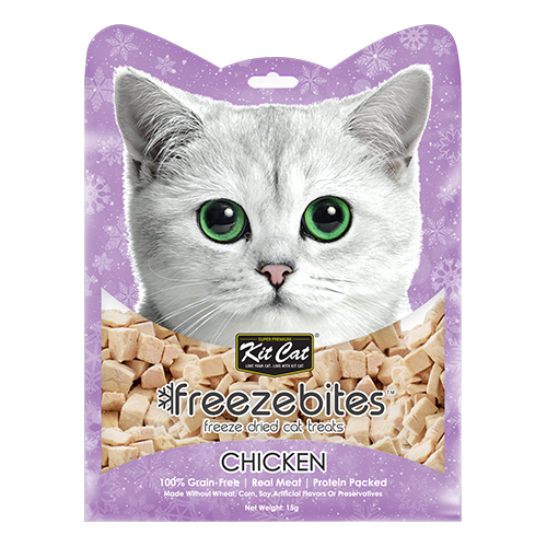 Kit Cat Freezebites Dried Chicken 15g Cat Treat