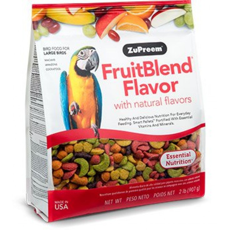 ZUPREEM FRUITBLEND FLAVOR LARGE PARROT FOOD 2LB