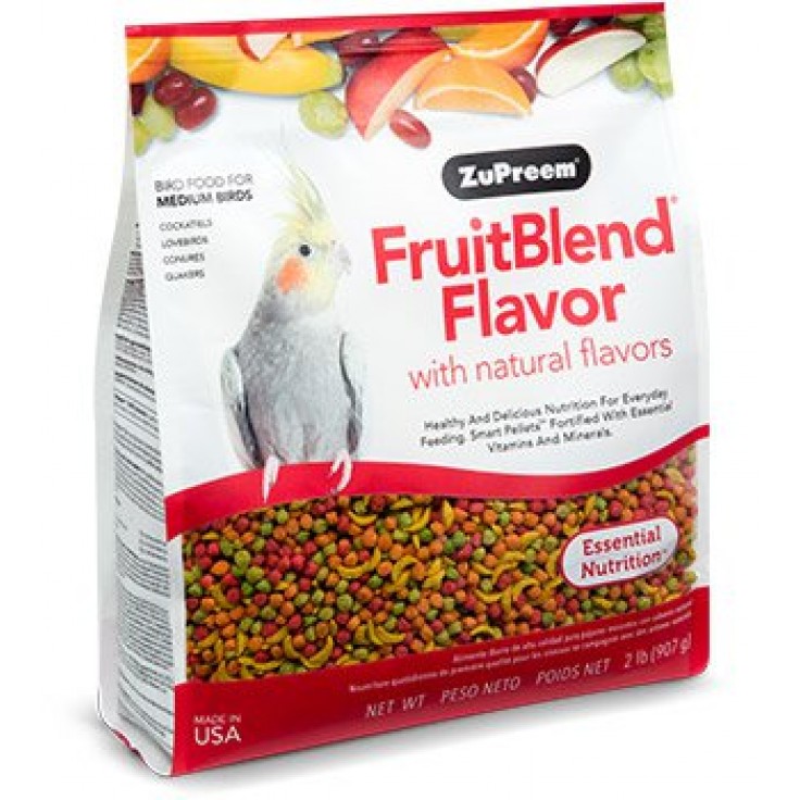 ZUPREEM FRUITBLEND FLAVOR FOR MEDIUM SIZE BIRDS 2LB