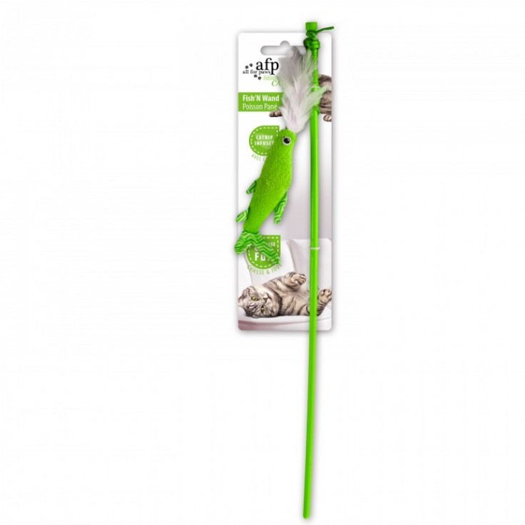 ALL FOR PAWS FISH'N WAND- GREEN TOYS