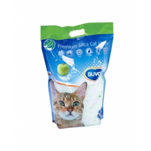 DUVO CAT LITTER PREMIUM SILICA 5L-APPLE :(989002)