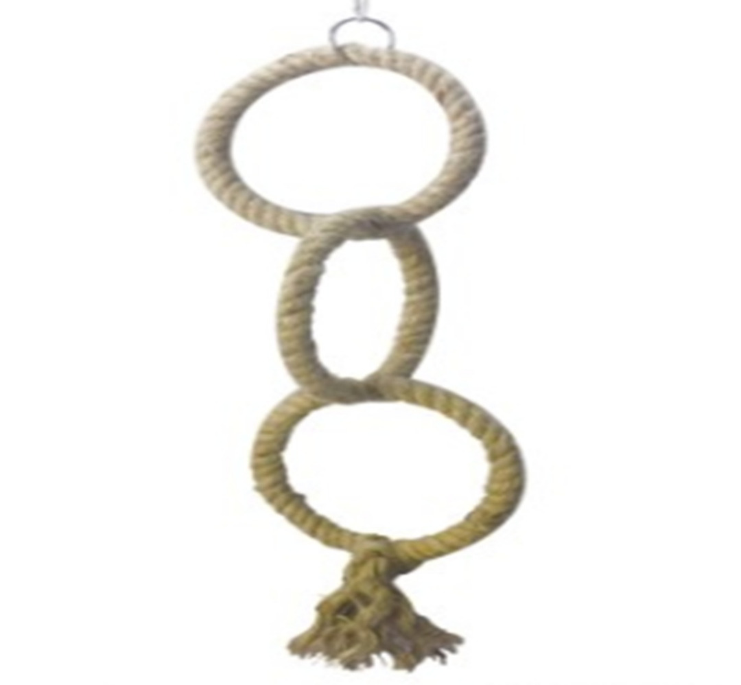 SaaS Bird Rope Ring Toy 13x50cm