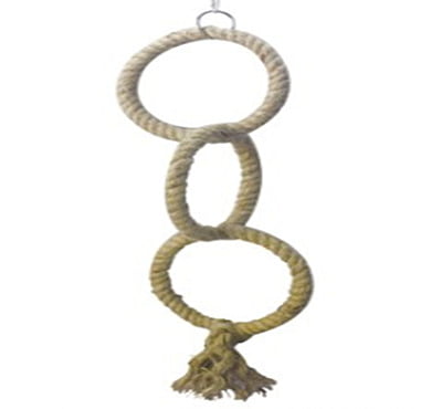 SaaS Bird Rope Ring Toy 13x50cm