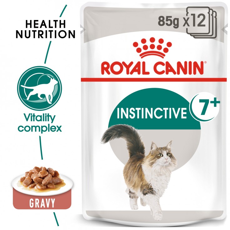 Royal Canin Wet Food Instinctive +7 Years(pouches) 12X85G
