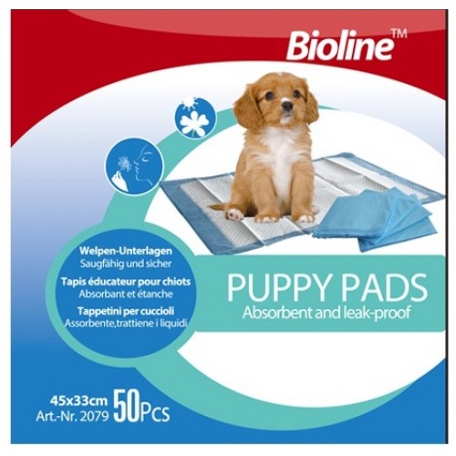 BIOLINE PUPPY PADS 45x33 CM 50-PC