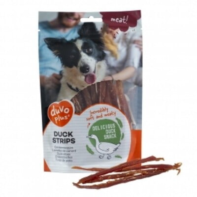 DUVO+ DOG SNACK DUCK STRIPS 80G (11952)