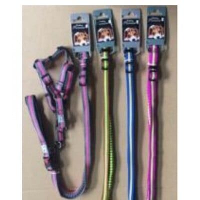 PANDA LEASH+HARNESS+COLLAR 25mmx60-90cm+15mmx120cm(17121926