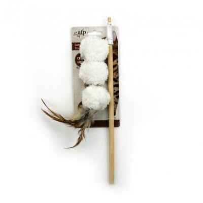 All for paws Lambswool Lamb Kebab Wand - White