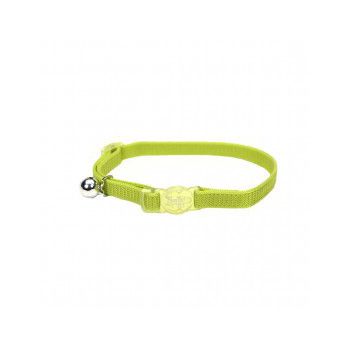 Coastal 3/8" SafeCat Nylon Breakaway Collar Lime