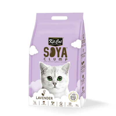 Kit Cat Soya Clump Soybean Litter – Lavender 7L