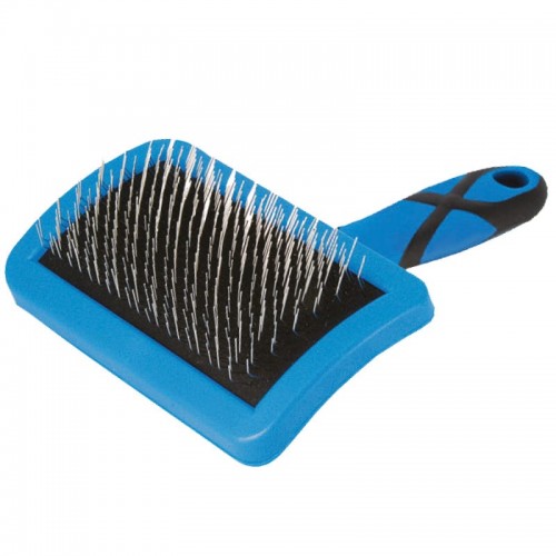 GROOM PROFESSIONAL CURVED FIRM SLICKER BRUSH-LARGE :850286