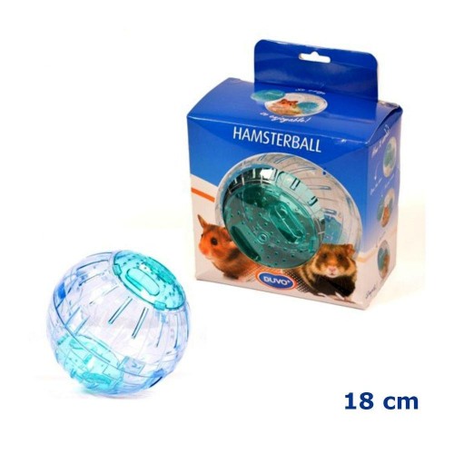 DUVO HAMSTERBALL M/18 CM BLUE :(357001)