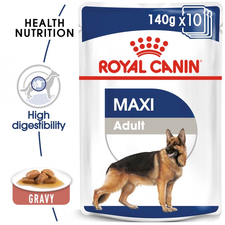 Royal Canin Wet Food SHN Maxi Adult 10x140G(pouches)
