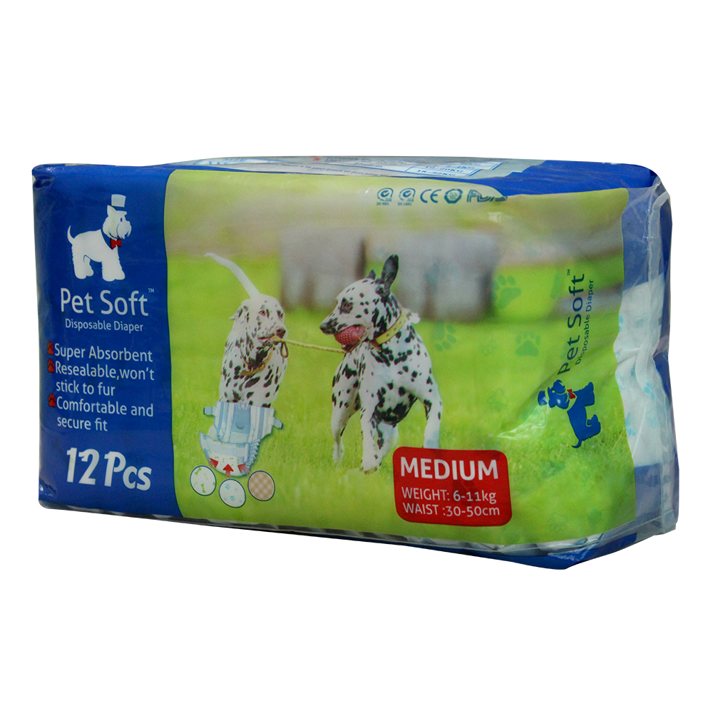 Pet Soft Disposable Diaper Medium