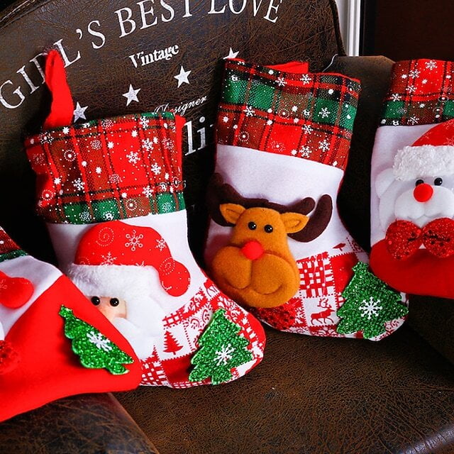 DOG CHRISTMAS TREE TOY SOCKS