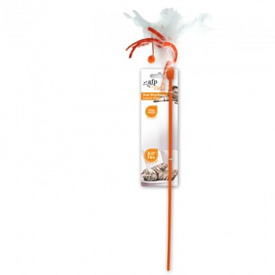 ALL FOR PAWS MAGIC WING WAND - ORANGE (CAT TOY)