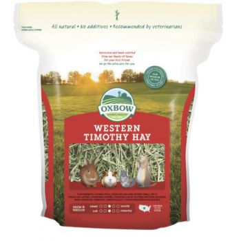 Oxbow Western Timothy Hay for Small Animals, 40 Oz