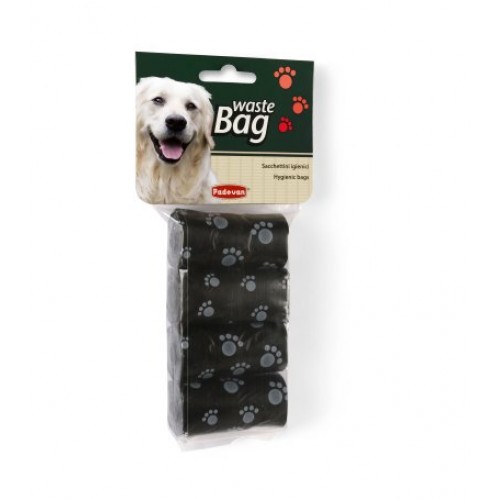 PADOVAN WASTE BAG BLACK-4-ROLL