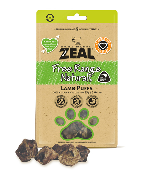 Zeal Lamb Puffs (85g) Dog Treat