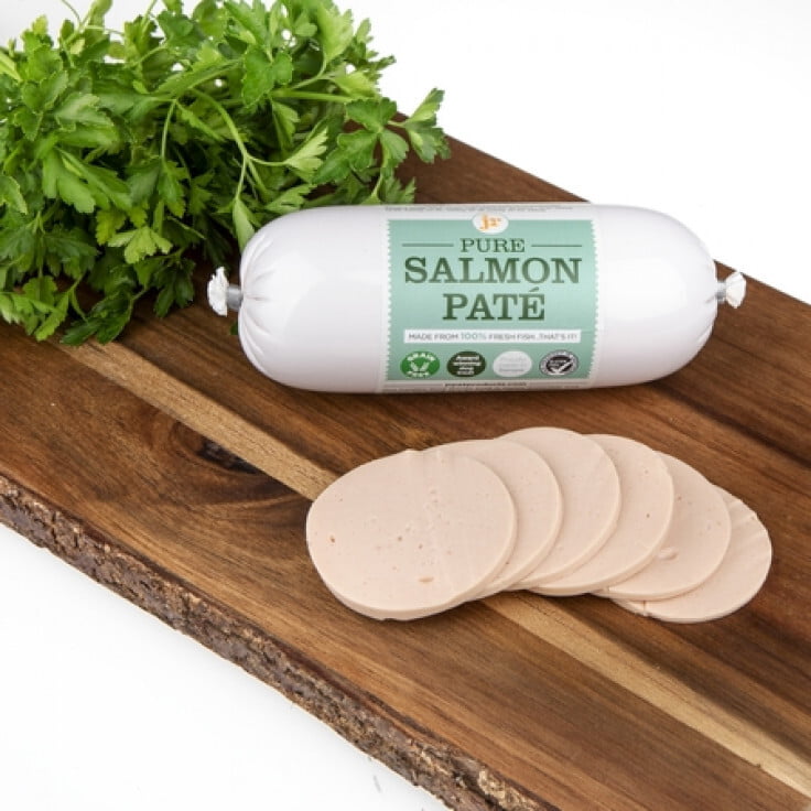 Pure Salmon Pate Sausage 80g Pure Salmon Pate Sausage 80g