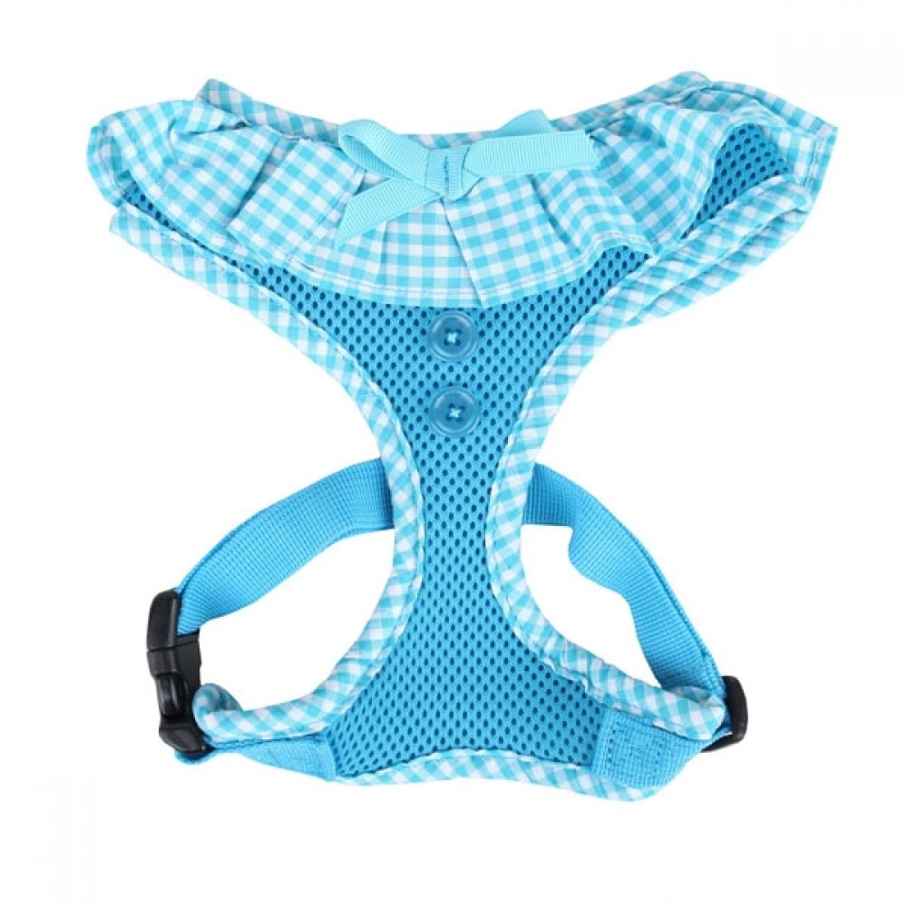 PUPPIA VIVIEN HARNESS A SKY BLUE S Neck 9.5" Chest 12-17.5"