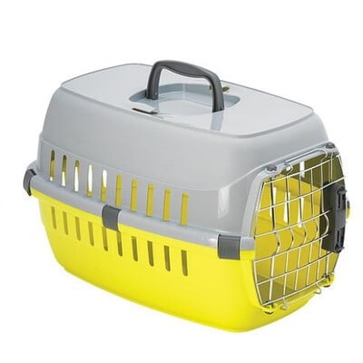 MODERNA TRAVEL CRATE ROAD RUNNER DELUX WITH IATA LOCK LEMON (T203)