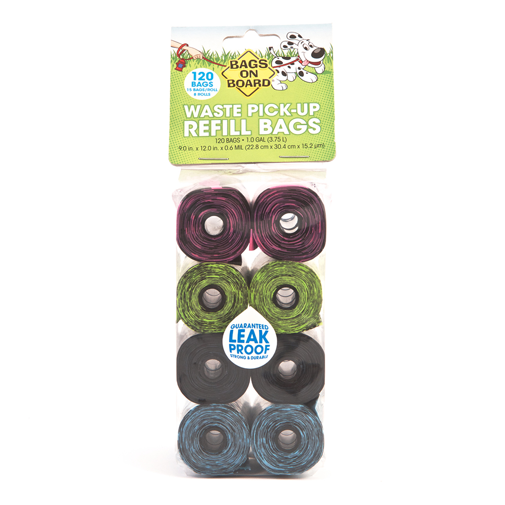 MP Bergamo BOB Refill Bags Patterned Roll 120 Bags(8x15) MP Bergamo BOB Refill Bags Patterned Roll 120 Bags(8x15)