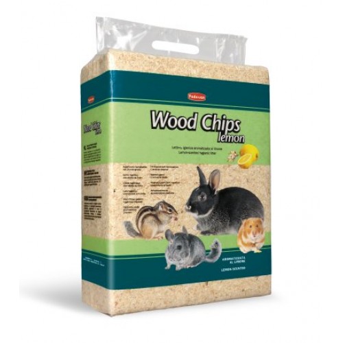 PADOVAN WOOD CHIPS Lemon 56L (4KG) -Lemon-scented hygienic litter