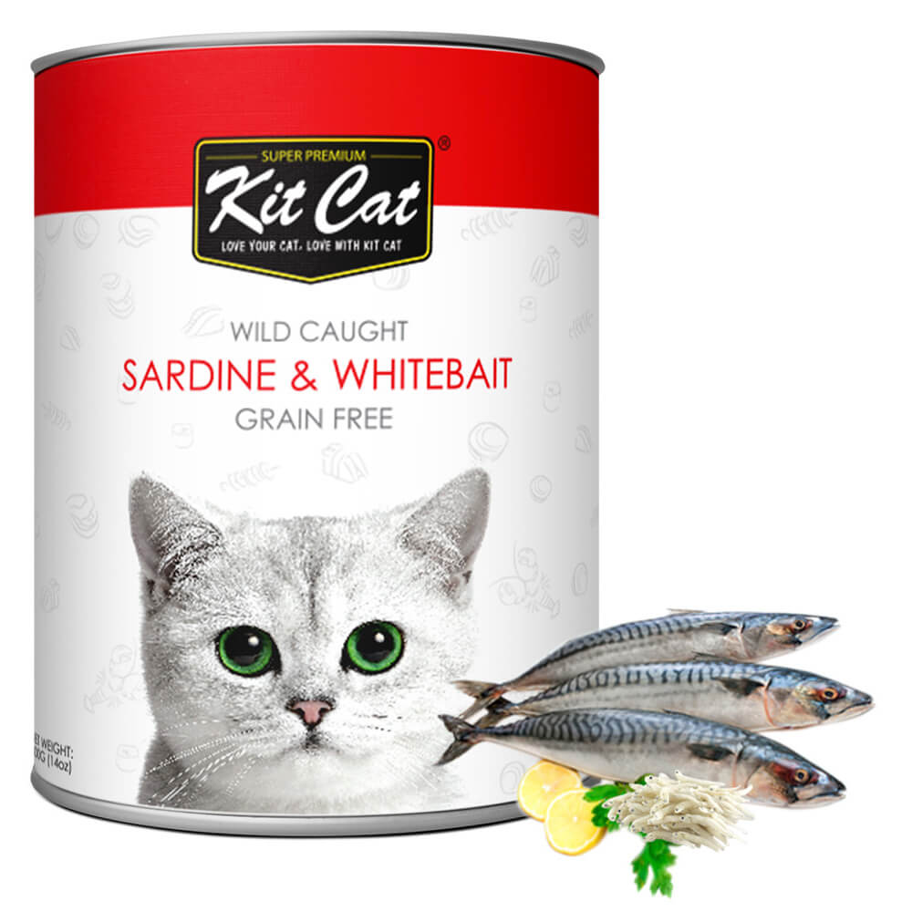 Kit Cat Sardine & WhiteBait (Wet Food)
