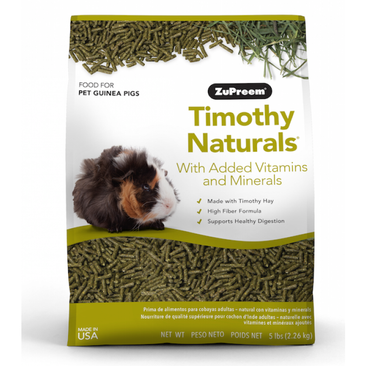 ZUPREEM TIMOTHY NATURALS GUINEA PIG PELLETS 5LB